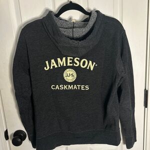 Jameson Caskmates Men's Gray Zip Up Sweater